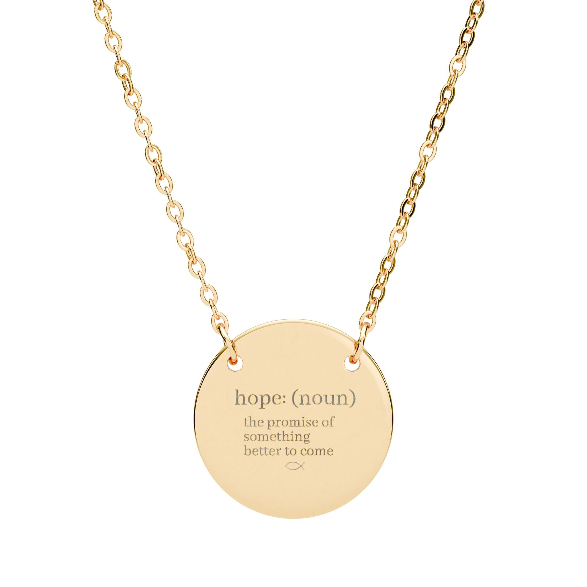 Engravable Circle Necklace — Personalized Round Pendant for Custom Names & Dates