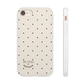 Polka Dot ‘Be Still and Know’ Phone Case — Minimalist iPhone Protective Cover
