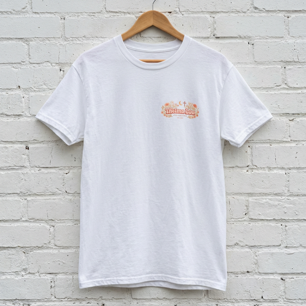 Thelma Lou Floral Logo T-Shirt