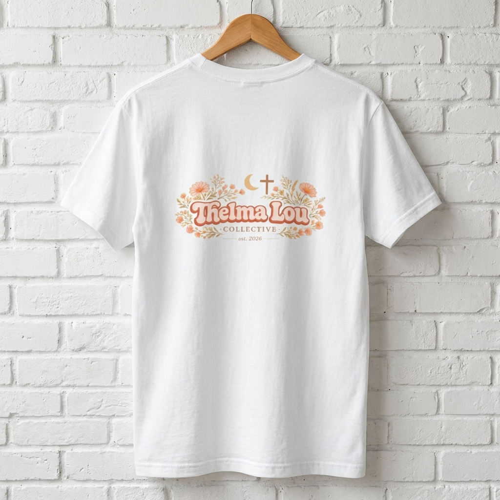 Thelma Lou Floral Logo T-Shirt