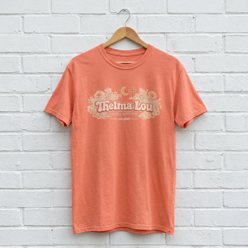 Thelma Lou Floral Logo T-Shirt